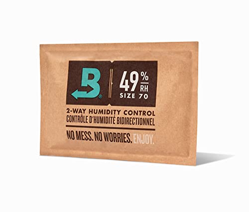 Boveda 49% Two-Way Humidity Control Packs for Music – Single Standard Size – For Wooden Instrument Cases – Humidifier Pack Prevents Cracking & Warping – Individually Wrapped Guitar Humidifiers