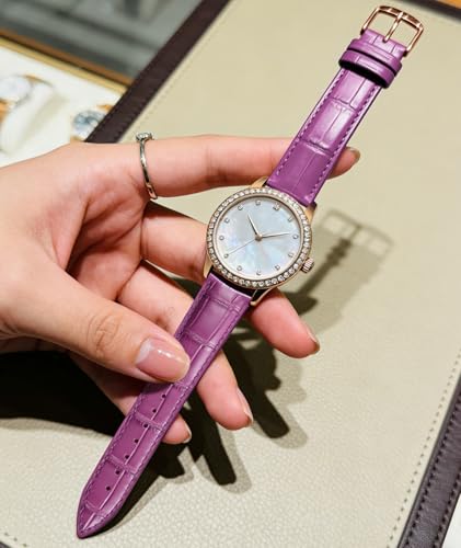 Image of BINLUN Leather Watch Band Genuine Calfskin Replacement Watch Strap Quick Release Crocodile Pattern 10 Colors 13 Sizes for Men Women(10mm,12mm,14mm,16mm,17mm,18mm,19mm,20mm,21mm,22mm,23mm,24mm)