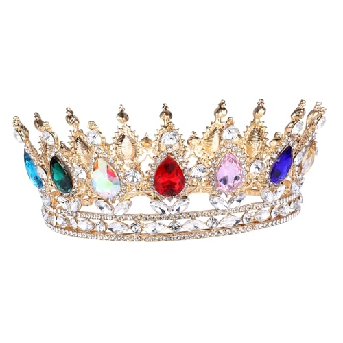 Couronne de mariage confortable anti maux de tête en strass