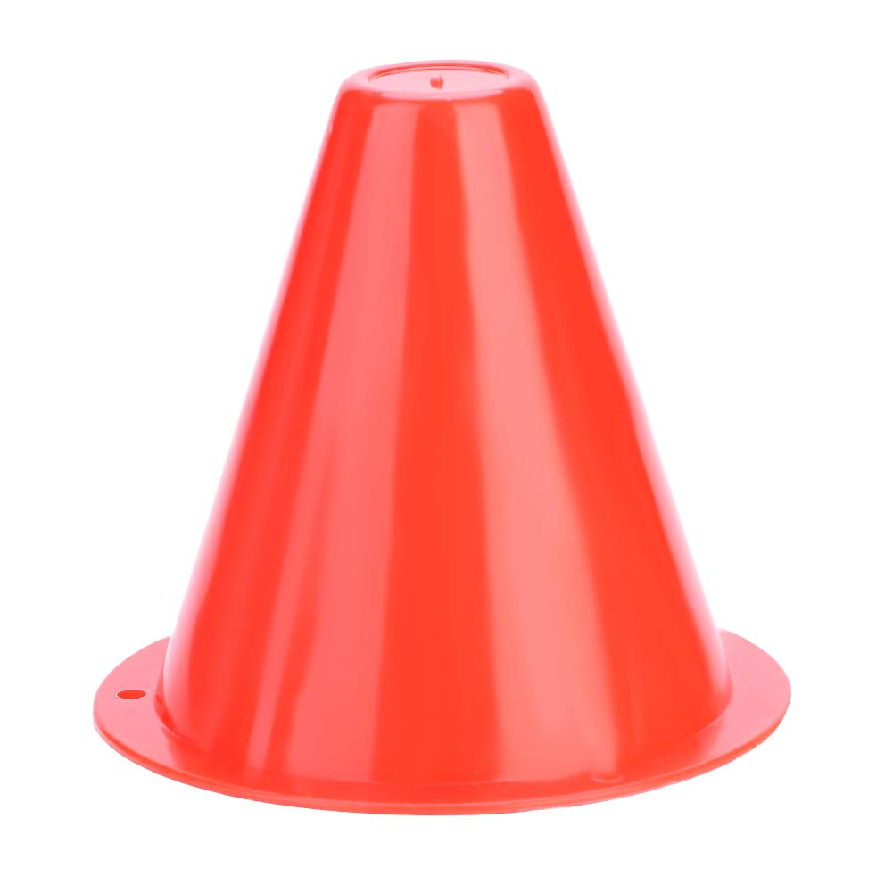 Keenso 10 Pezzi di marcatori di Calcio, Set di marcatori di Calcio(Rosso)