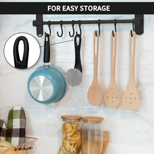 Image of Cast Iron Cleaner Scrubber with Long Handle- Welded Fine Chain Mail Scrubber Skillet Cleaning Kit- Metal Brush Chain Scrubbing Sponge to Clean Skillet, Stove, Griddle, Wok, Dutch Oven