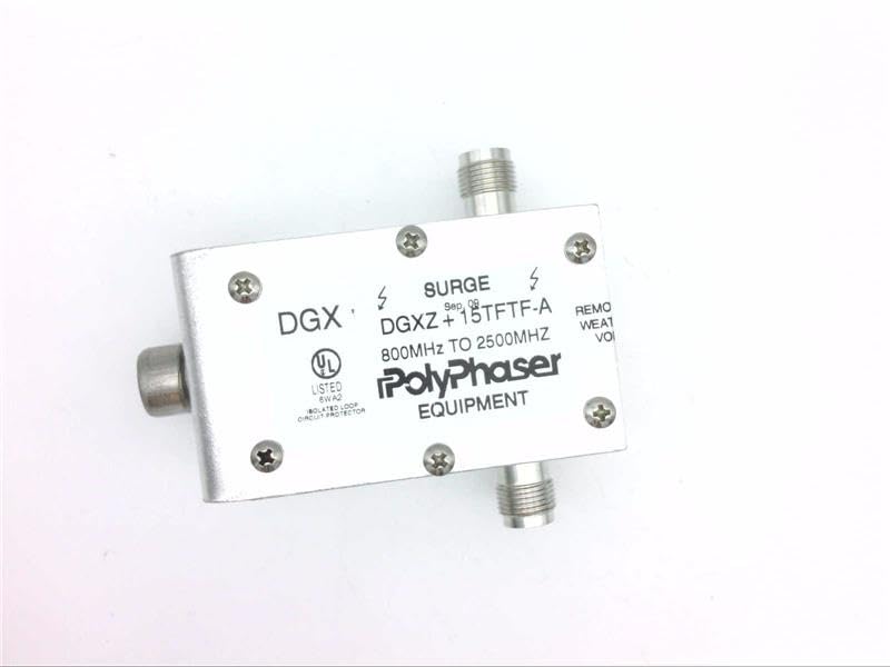 Polyphaser DGXZ+15TFTF-A Coax Lightning Protector 800 MHz-2.5 GHz