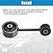 X AUTOHAUX Front Car Engine Motor Mount Replacement for Lexus ES300 1997-2001 No.12363-20020 Black
