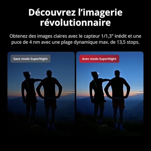 Stabilisation et Capteur 1/1,3 Pouce DJI Osmo Action 5 Pro Autonomie 12h