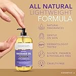 Lavender Relaxation Massage Oil with Massage Roller Ball - No Stain 100% Natural Blend of Spa Quality Oils for Calming, Aromatic, Soothing Massage Therapy - Image 3