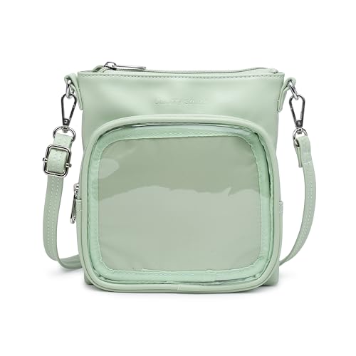 Image of Mini Ita Crossbody Purse, Pin Display Small Shoulder Bag For Anime
