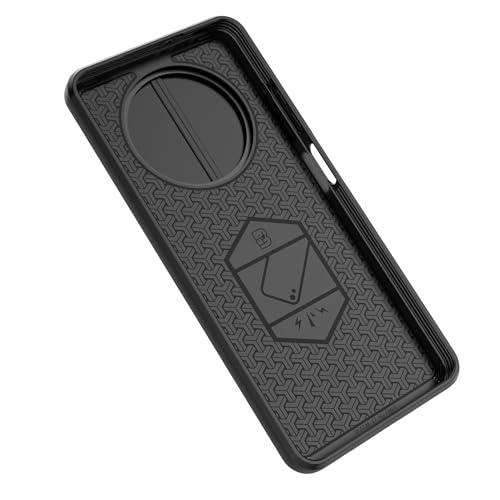 Image of CamShield Pro Case with Slide Camera Protection and Ring Stand Bumper Back Case Cover for Realme Narzo 70x 5G /N65 /12 5G /12X /C65 (Black)