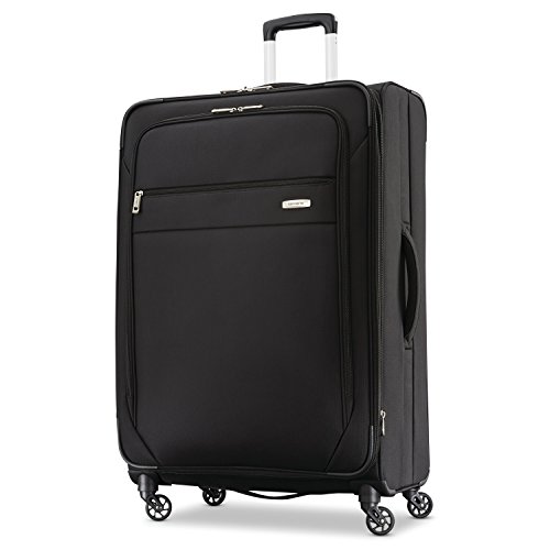 Samsonite Advena Softside Expandable Luggage with Spinner Wheels, Black