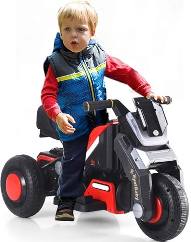 Image of Wishmaster Fully Assembled Ready to Ride Kids Ride On Bike Toy for Ages 2, 3, 4 Years, Birthday Gift for Boys and Girls (Royal Baby EV Bike [ 2,3,4 Year Kids], Red)