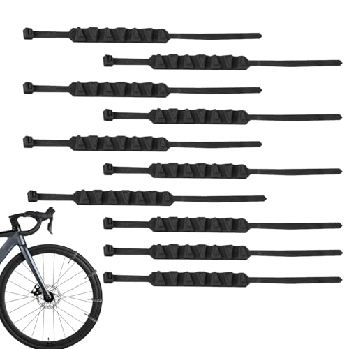 Generic Snow Chain Cable Ties - 10 Pieces Anti-slip Tyre Chains For Snow | Snow Traction Tire Cable Ties | Motorbike Tyre Grips For Winter Driving And Muddy Road