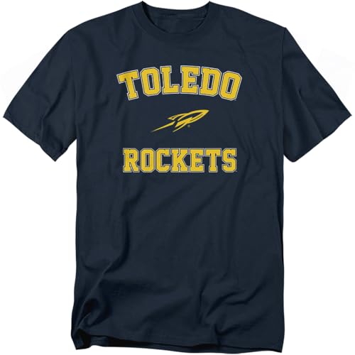 LOGOVISION The University of Toledo Campus Classic Unisex Adult T Shirt, Navy, 2X-Large