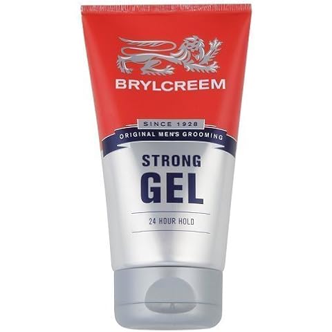 NEW 6 X BRYLCREEM STRONG 24 HOUR HOLD GEL 150ml MENS HAIR STYLING GEL - BARGAIN! Cover