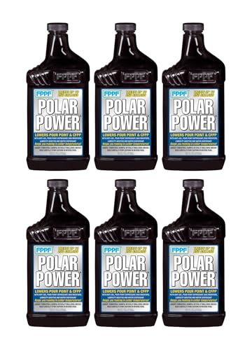 Polar Power Diesel Fuel Treatment with Anti-Gel, Water Dispersant and Injector Cleaner, 32 oz (Pack of 6)