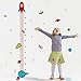 Witkey Spaceship Rocket growth Height Chart Wall Stickers Wall Decals Removable Art home décor PVC For Kid Room Bedroom Wallpaper