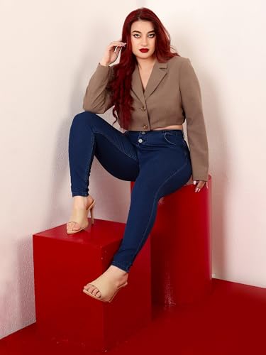 Image of Miss Chase A+ Women's Bootcut High Rise Regular Length Stretchable Denim Jeans