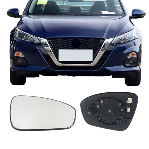 Passenger Side Mirror Replacement Glass for Nissan Altima 2019-2022,Automotive Exterior Heated Right Side View Mirror Glass for 2019 2020 2021 2022 Nissan Altima by SKOUIO - Used condition - US$17.41