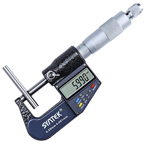 Micrómetro Digital Exterior YUEWO 0-25mm 0.001mm miniatura 1