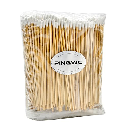 Image of 1000PCS 6 Inch Cotton Swabs, Long Cotton Swab with Bamboo Sticks