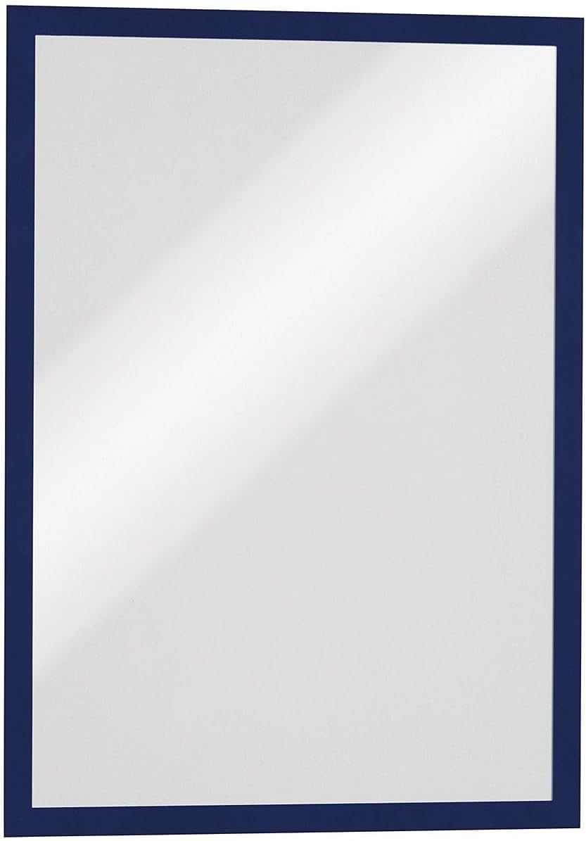 Durable Blue Duraframe Self Adhesive Magnetic Signage Frame | 6 Pack | A3