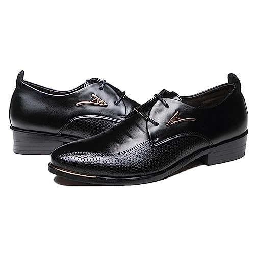 ENWIND Clásico Oxford Zapatos Wingtip Brogues Derbys Zapatos de los Hombres para la Oficina de Trabajo del Partido de la Boda del Uniforme de Noche,Negro,48 EU ENWIND Clásico Oxford Zapatos Wingtip Brogues Derbys Zapatos de los Hombres para la Oficina de Trabajo del Partido de la Boda del Uniforme de Noche,Negro,48 EU
