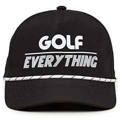 Golf Over Everything - Black Cap (Black/White Rope)