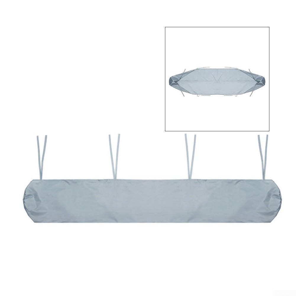 Housse de protection pour auvent de terrasse en tissu Oxford imperméable, adaptée pour abri solaire et rangement sur le jardin, terrasse, balcon, espaces extérieurs (3,5 m)