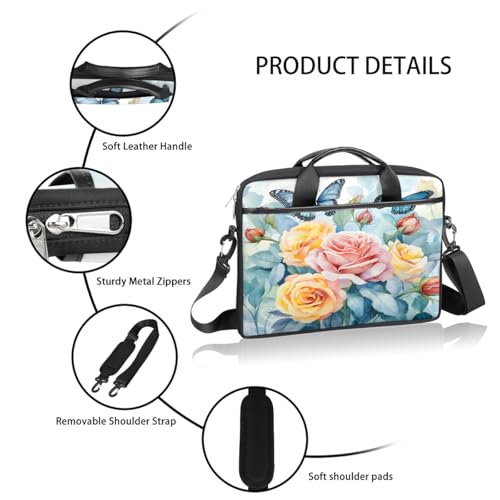 Bolsa para portátil de 15 pulgadas con asas y correa ajustable miniatura 4