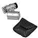 NYKKOLA New Silver 60X Loupe Portable Mini Pocket LED UV Light Microscope Magnifier