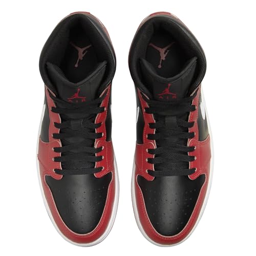 Buy Jordan' AIR 1 MID-Black/White-Gym RED-DQ8426-061-9UK at