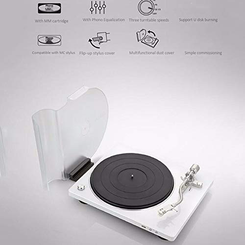 NAMSAR Vinyle phonographes Modern Home Old Record Player Vinyle Turntable Pression Aiguille réglable 3 Turntable Vitesse 331/3 & 4578RPM Support MM/MC Cartouche - Les Beatles, Paul McCartney, John Lennon, RIngo Starr, George Harrison NAMSAR Vinyle phonographes Modern Home Old Record Player Vinyle Turntable Pression Aiguille réglable 3 Turntable Vitesse 331/3 & 4578RPM Support MM/MC Cartouche – Image 6