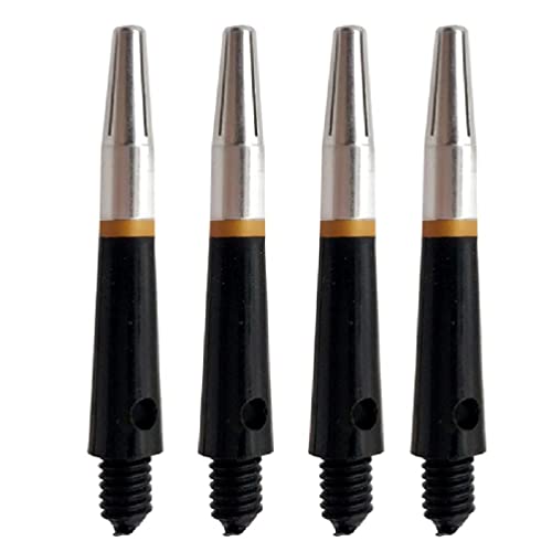 ljhnba 4 Pcs/Set Professional Aluminum Short Darts Shafts Dart Stems Throwing Fitting 41mm