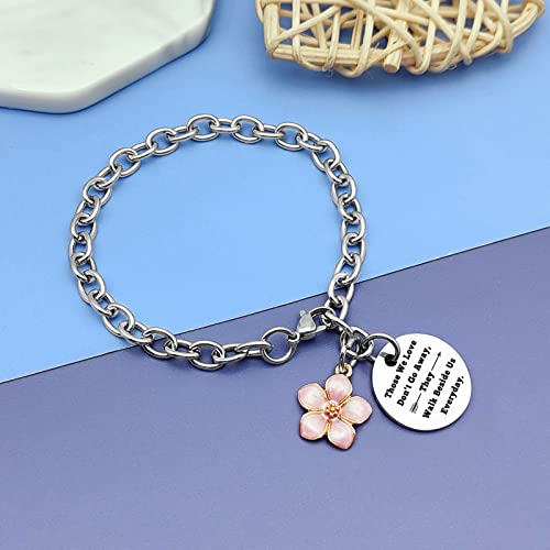 Bereavement Gift Bracelets Sympathy Gift for Loss of Mother Father Memorial Gifts for Loss of Husband Brother Sister Remembrance Gifts in Memory Presents Stainless Steel Bracelet Condolence Presents4