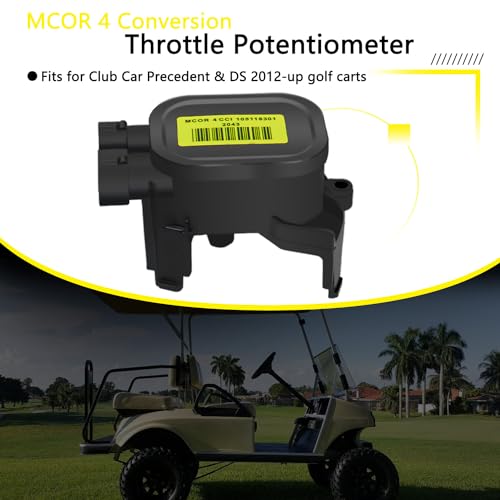 HNeekyr Carrinho de golfe MCOR 4 Potenciômetro de acelerador de substituição para Club Car DS/Carrya