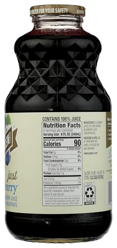 Image of R.W. Knudsen Just Blueberry Juice, 32 fl oz (Pack of 1)