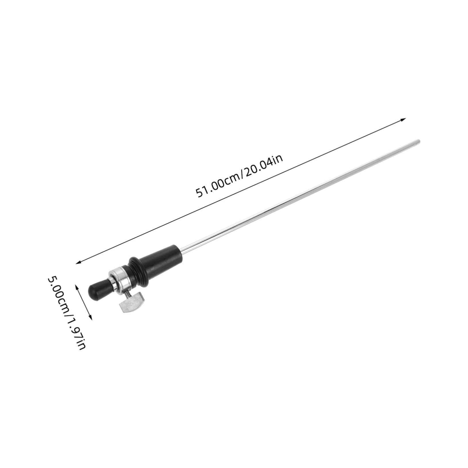 GLSTOY Cello Tailpiece Endpin Lightweight Metal and Nylon Support for Cellists with Non-slip Base