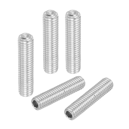 六角穴付止めネジ M8x35mm イモネジセット 50本 内側六角 304ステンレススチール 耐食性 スクリュー 接続 固定ドアハンドル修理 ライト取り付け