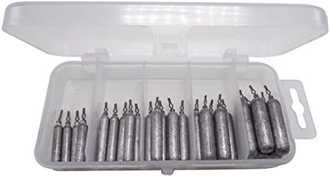 CATCHSIF 1 Box Pencil Drop Shot Weights 26pcs Set