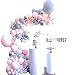 Pink,Gray,Silver, Gold,White Balloon Arch Garland kit,Wedding Ballon Bridal,Baby Shower, Luxury Foil, Butterfly, Anniversary, Gender Reveal,Birthday Party Decorations,Pump Backdrop Background 106 pcs