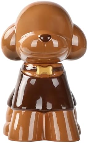 Pet Urns for Dogs,Elegant Dogt Cremation Urns Cremation Keepsake for Remembering Pets Ceramics Ashes Funeral Urn Personalized for Poodle （Medium）