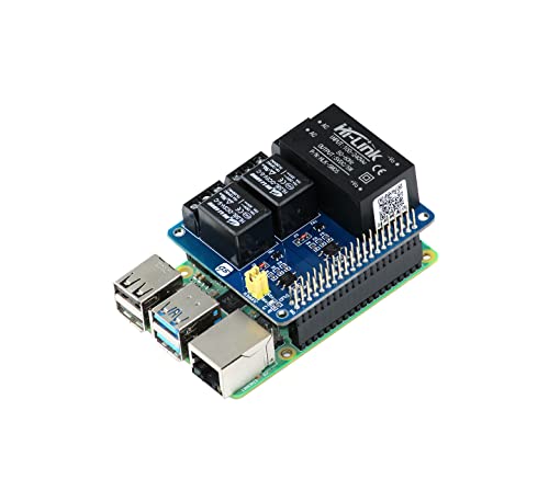 Hat de automatización para Raspberry Pi con relé de 2 canales y optoacoplador de 5V
