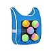 Dodgeball Set with 5 Sticky Balls and Vest for Outdoor Fun, Kids Blue