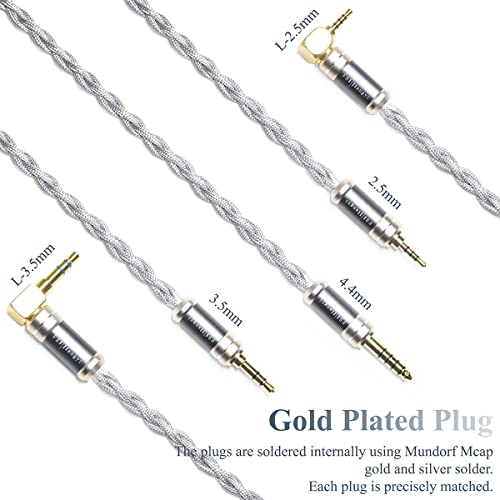 Cable AUX 0.78mm 2Pin para audífonos 1.2 m miniatura 6