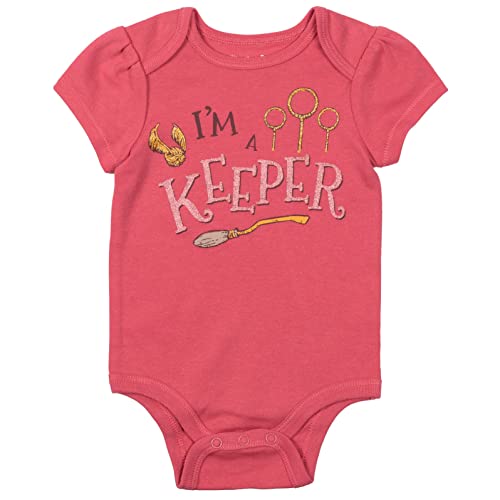 Harry Potter Hogwarts Baby Girls 5 Pack Short Sleeve Bodysuit 3-6 Months #TOP4