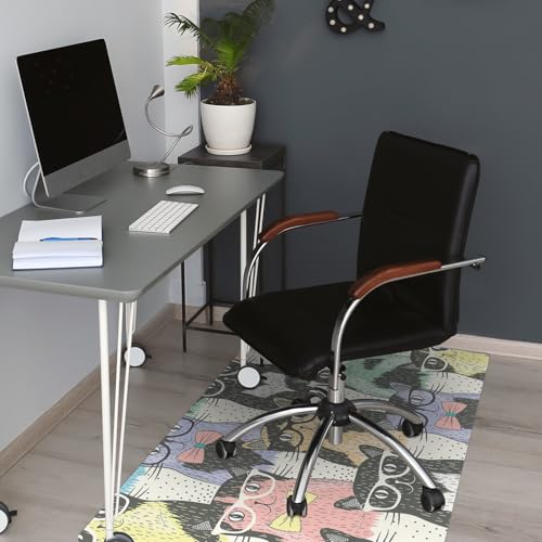 Tapis de chaise facile à nettoyer pour bureau et sol de maison - 5