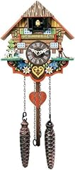 River City Clocks Musical Multi Colored Quartz Cuckoo Clock 8 Inches Tall Model # M 8 08 PQ product