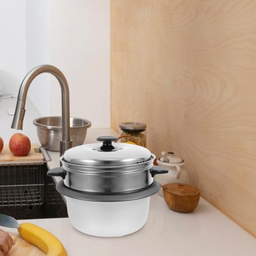 Recipiente de 2l TOYANDONA para ollas electricas: cocina al vapor recetas sanas en casa 6