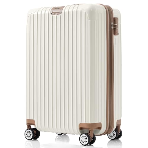 [HIROHRTV] �L�����[�P�[�X S�T�C�Y ��e�� �g�� �y�� �É� TSA���b�N ���킢�� ���� ������� �r�W�l�X ���s suitcase (�x�[�W��, �k)