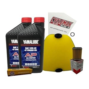 Cyclemax Standard 10W-40 Tune Up Kit Fits 2023-2024 Yamaha Yz450F With Spark Plug 1 41jwtmpbahl. sl500 . ss300