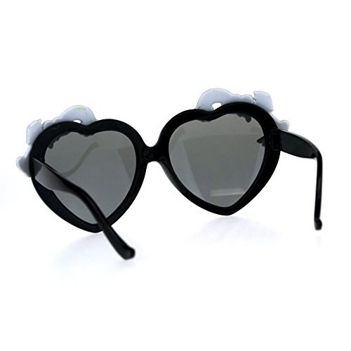 Children Size Girls Rainbow Unicorn Heart Shape Sunglasses4