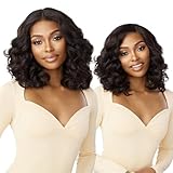 Sensationnel What Lace 13X6 Wigs - Samira Lacefrontal Hand Tied Glueless Synthetic With Natural Density Preplucked Hairline (BALAYAGECOPPER)